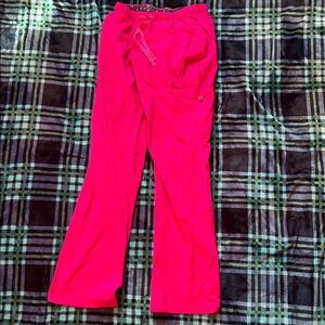 Bright Pink  scrub Pants